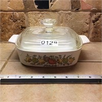 L Echolote Corning Ware Dish with lid