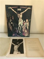 Vintage Print- Christ On Calvery & More