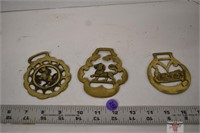 Brass Horse Harness Medallions