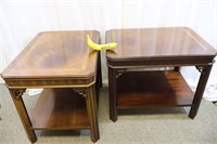 Pair Vintage Lane Asian-Style Side Tables