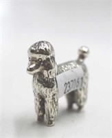 Sterling silver poodle