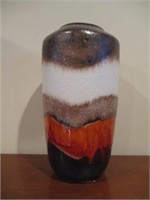 Mid-Centruy German Fat Lava Floor Vase