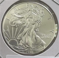 2011 American Eagle Silver GEM BU