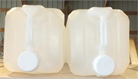 (2) PLASTIC JUGS