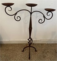 Decorative Wrought Iron Candelabra