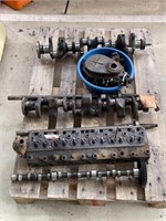 Pallet Lot 138 Grey Engine Parts