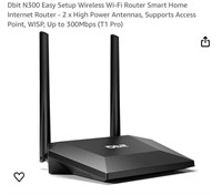 Dbit N300 Easy Setup Wireless Wi-Fi Router Smart