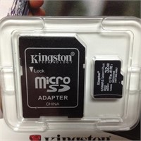 32G micro/SD Kingston 100mbs Class10 HD Neuf