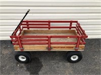 Childs Wooden Pull Wagon