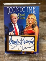 Iconic Ink Cut Autograph Donald Trump Daniels CARD