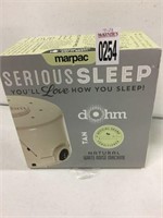 MARPAC SERIOUS SLEEP DOHM WHITE NOISE MACHINE