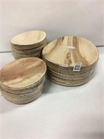 DISPOSABLE  WOOD PRODUCT PAPER PLATES