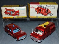 Dinky Lot of Two Fire Vehicles.