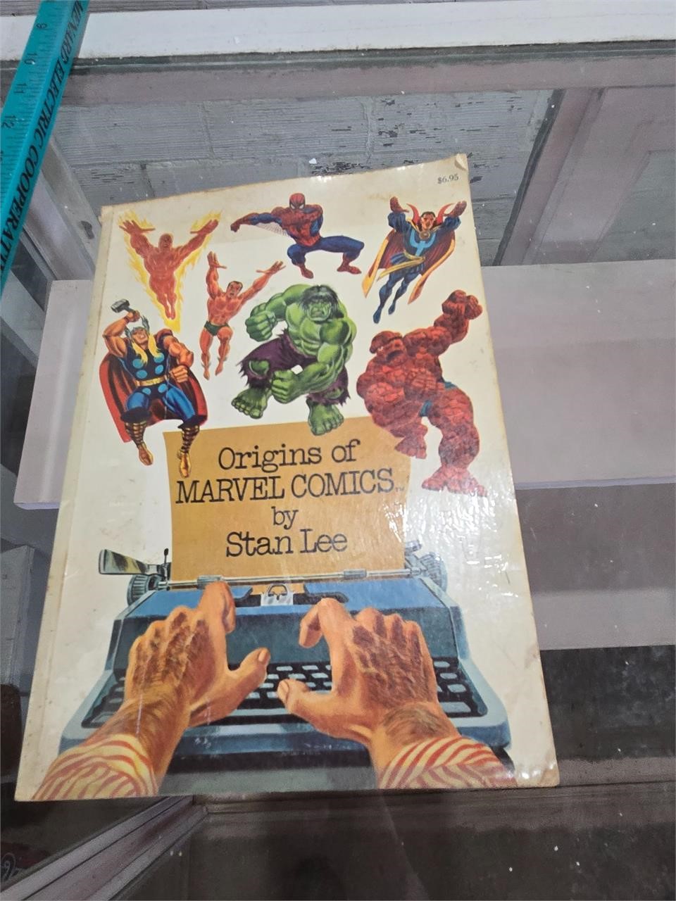 Origins of Marvel Comics, Stan Lee writing on fron