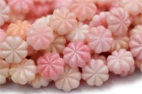 Natural Pink Conch Shell Blossom Pumpkin 10pcs