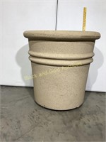 Large textured rolling planter
