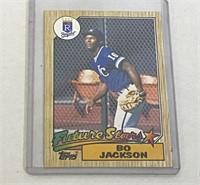 1987 Bo Jackson Topps Baseball Rookie Card