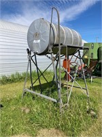 300 Gallon fuel tank w 6 ft steel stand, Gasoline