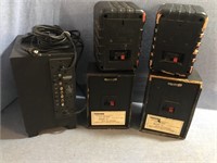 Assorted Speaker Lot W/ Logitech X-540 Subwoofer,