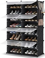HOMIDEC 8 Tier Shoe Storage Cabinet