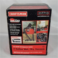 New Craftsman 2gal. Wet/ Dry Vacuum