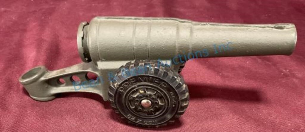 Cast-iron toy cannon