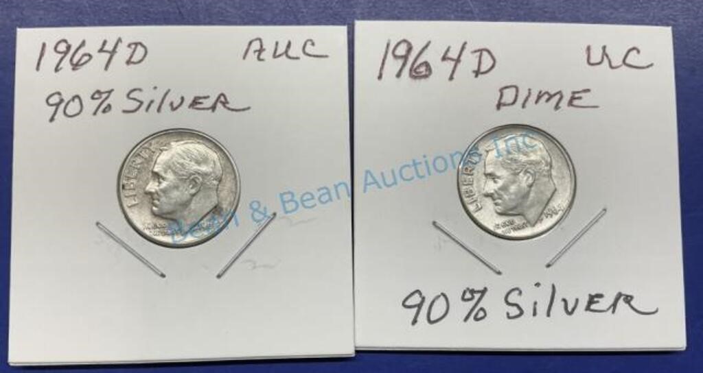 90% silver dimes