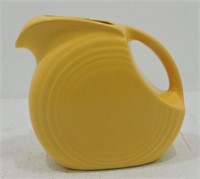 Vintage Fiesta disk juice pitcher, yellow