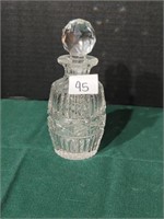American Brilliant cut glass perfume bottle with