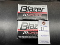 2 Bricks of Blazer .22 LR Ammo