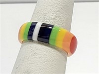 Fun Acrylic Ring Size 7