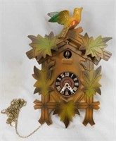 West Germany bird & vines cuckoo clock