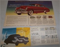 2 - 1949 Buick Pamphlets
