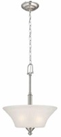 Commercial Electric  Brushed Nickel Pendant