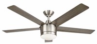 Merwry 52 In. Brushed Nickel Ceiling Fan