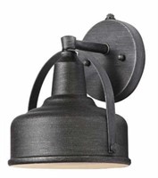 9.12 In. Weathered Pewter Wall Lantern