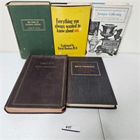 (6) Vintage Hardback Books, Sex Ed, Bible