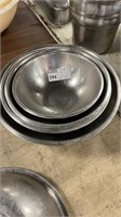 1 LOT ASSORTED STAINLESS STEEL BOWLS