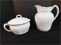 Alfred Meakin Pitcher and Commode
