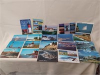 20 Lighthouse Postcards Unused