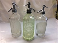 3 Seltzer Bottles, Lanc's Products Buffalo