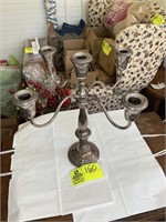 TOWLE STERLING CANDELABRA, 14.5 IN TALL