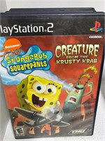 PLAYSTATION 2 CREATURE FROM THE KRUSTY KRAB K