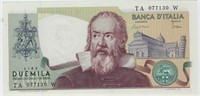 Italy 2000 Lire 24.10.1983 Fancy SN+Gift!  IT30