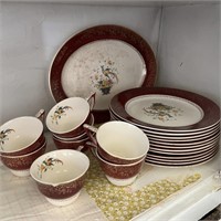 Salem Home Dining Plates, Platter, Cups