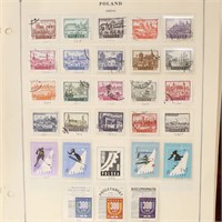 Poland Stamps on Album Pages 1960-78