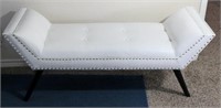 End of Bed Bench with Nail Head Trim