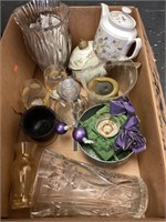 Vases, pot, cups and tea pot