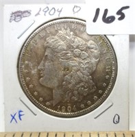 1904-O Morgan silver dollar