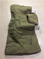 Heavy army sleeping bag
